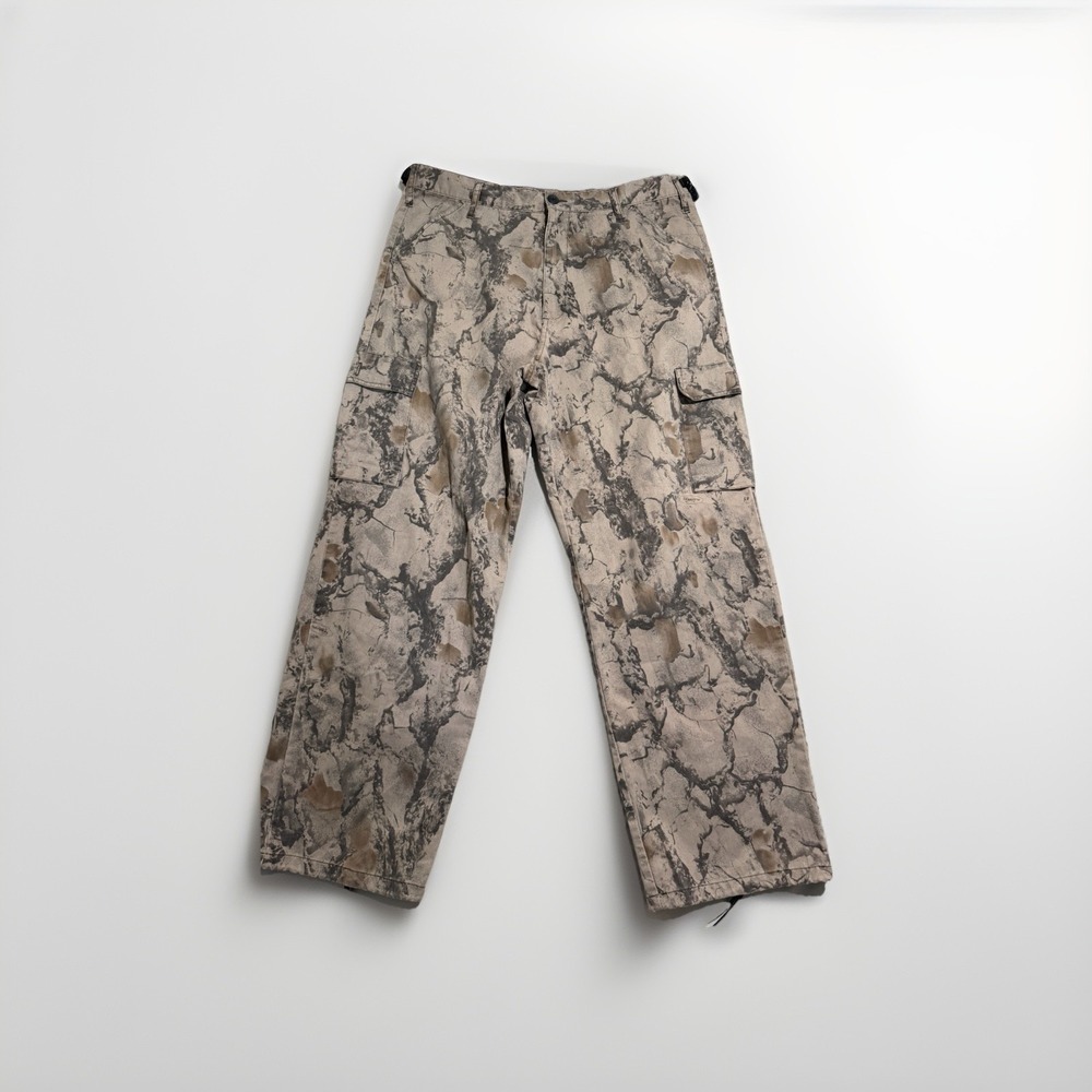 Liberty brand adjustable waist camoflauge military‎ fatigue pants, men's large